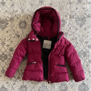 Moncler Aubette Giubbotto Raspberry Down Jacket - Size - 3T